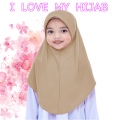 I LOVE MY HIJAB / KIDS BABY INSTANT HIJAB / 10 TO 14 YEARS / SPANDEX FABRIC.