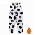 Cow Print Women Wide Leg Pants Autumn Winter Thicken Female Trousers Harajuku Ladies Long Pants Fashion Chic Woman Sweatpants. 