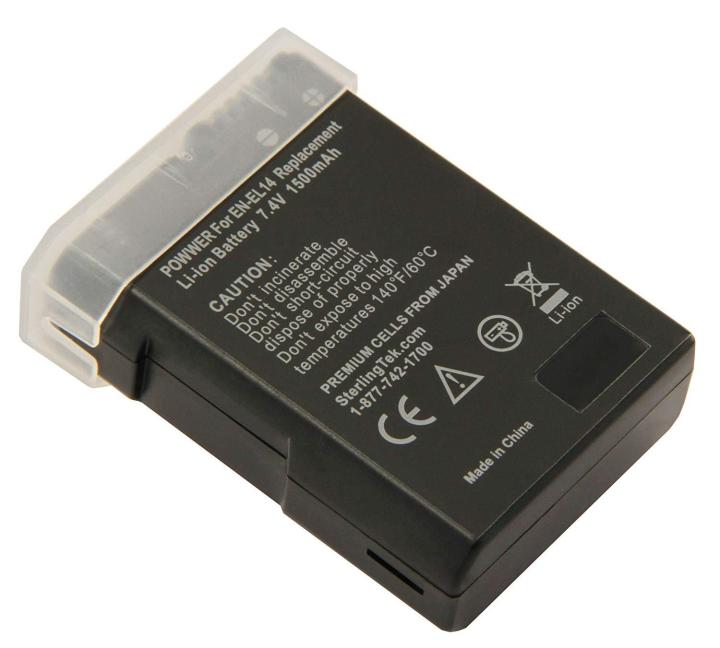EN-EL14%20EN-EL14a%20Battery%20for%20Nikon%20D3400%20D5600%20D3500%20D3200%20D3300%20D5300%20D5100%20D3100%20D5200%20Cameras%20and%20Grips%20-%20Image%202
