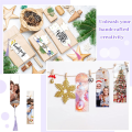 1Set Multicolor+Transparent Acrylic Bookmarks Blanks Sublimation Acrylic Book Markers for Women.