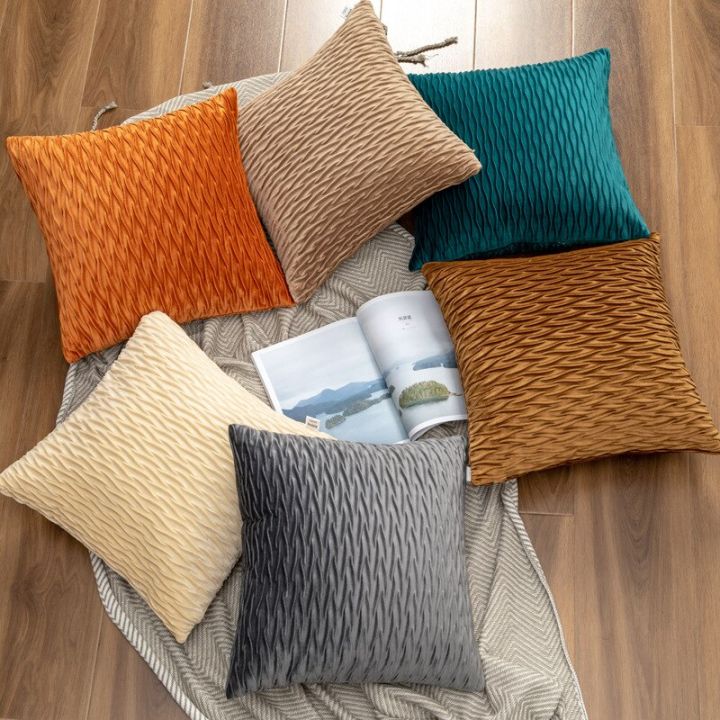 Pure%20Color%20Velvet%20Plaid%20Pillowcase%20Home%20Living%20Room%20Bedroom%20Sofa%20Pillow%20Case%20Plush%20Cushion%20Cover%20Home%20Decor%20Pillow%20Cover%2045cm%20-%20Image%202