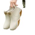 2024 cross-border new men's rain boots short tube outdoor motorcycle tide waterproof shoes thick-soled rubber shoes women. 
