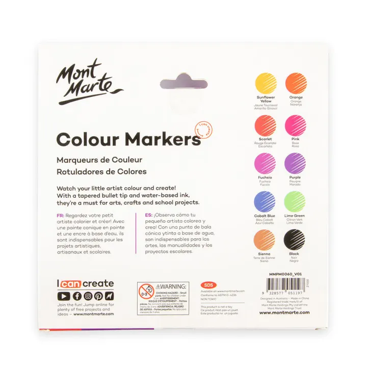 Mont%20Marte%20Colour%20Markers%2010pc%20-%20Image%202