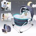 Mastela 5 in 1 Baby Bassinet Rocker Rocking Napper, Bounce, Removable Baby Bassinet and Chair with Melody (Assorted Colors). 