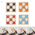 Tic TAC Toe Board Game Family Children Puzzle Brain Teaser for Adults.