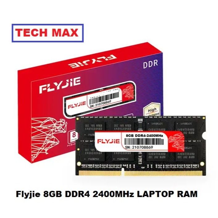 FLYJIE 8GB DDR4 2400Mhz PC4-19200 CL17 260Pin SO-DIMM Laptop Ram