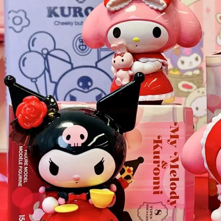 Anime%20Sanrio%20Kuromi%20My%20Melody%20Blind%20Box%20Rose%20And%20Earl%20Series%20Action%20Figure%20Collection%20PVC%20Decor%20Model%20Dolls%20Children%20Toys%20Gift%20-%20Image%205