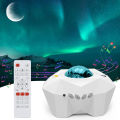 LED Aurora Galaxy Projector Night Light Bluetooth Music Speaker Star Projection Lamp for Kids Room Decor Home Ambiance Lights.