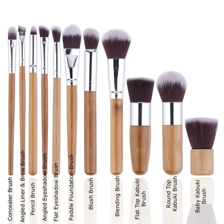 Professional%20Bamboo%20Makeup%20Brush%20Set%20-%2011%20Pcs%20-%20Brush%20Set%20-%20Image%202