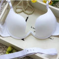 Women's Deep V Low Cut Bra / Ladies Invisible Push Up Plunge Bras / Comfortable Soft No Wire Bra / Beauty Back Backless Underwear Bra.