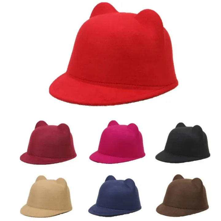 %E3%80%90beauty%20code%20store%E3%80%91Cute%20Cat%20Ears%20Wool%20Felt%20Hat%20for%20Women%20Children%20Boys%20Girls%20Solid%20Plain%20Formal%20Hats%20Parent-child%20Cap%20-%20Image%203