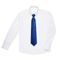 38*6cm Kids' Small Size Strap Tie with Pocket Square Fashion School Skinny Neckwear Easy To Wear Simple Lazy Slim Student Tie. 