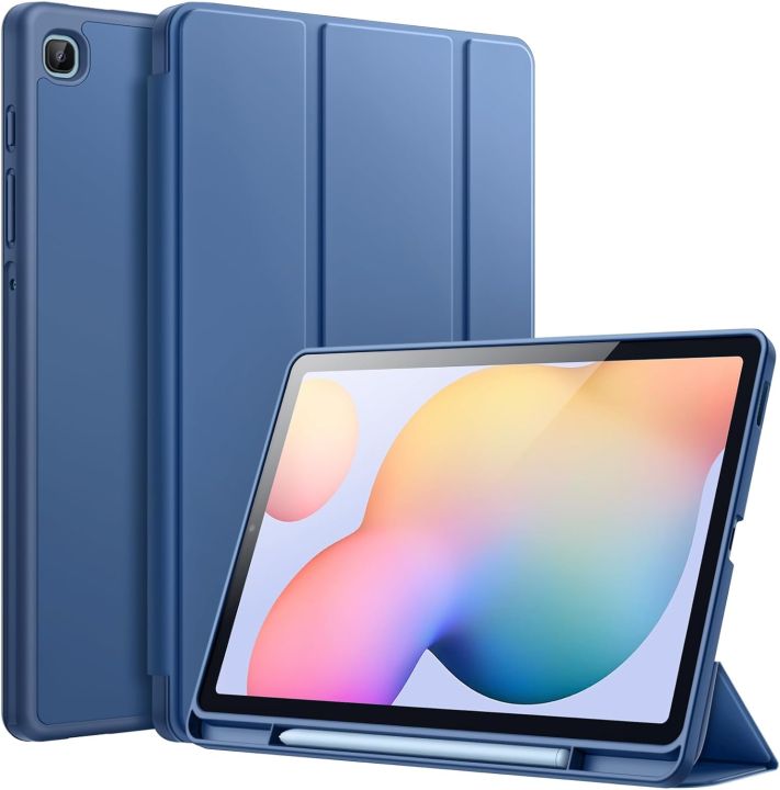 Cover for Samsung Galaxy Tab A7 10.4" case, Soft Flexible Flip Case Cover with S Pen Holder for Samsung Galaxy Tab A7 10.4 inch with Auto Sleep Wake [Recoil Series]
