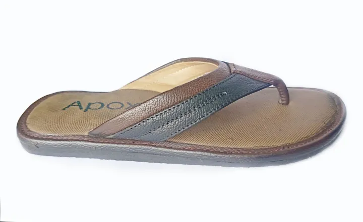 Fashionable%20Leather%20Sandal%20for%20Men%20(Chocolate)%20-%20Image%204