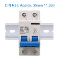 DC Circuit Isolator, Miniature Circuit Breaker DIN Rail Mount 500V for Power System. 