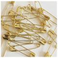 Safety Pins Mixed Set (Golden12+ Silver12) 24 Piece. 