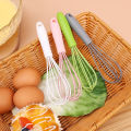 Stainless Steel Silicone Whisk Mini Mixer Baking Tools Kitchen Cooking Utensil Egg Beater Tool 1Pcs. 