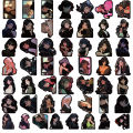 50 American retro old manga stickers DIY mobile phone back card handbook helmet trolley box sticker waterproof wholesale.
