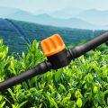 50Pcs 1/4Inch Pipe Mini Valve 4/7mm Hose Controller Baed Adapter. 