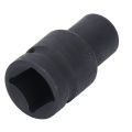 Square Tap Socket, Square Socket 1/2 Inch Black Phosphate Coated for Pneumatic Wrench. 
