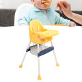 Baby Dining Highchair Large Seat Area Safety Harness Baby Folding High Chair for Infant. 