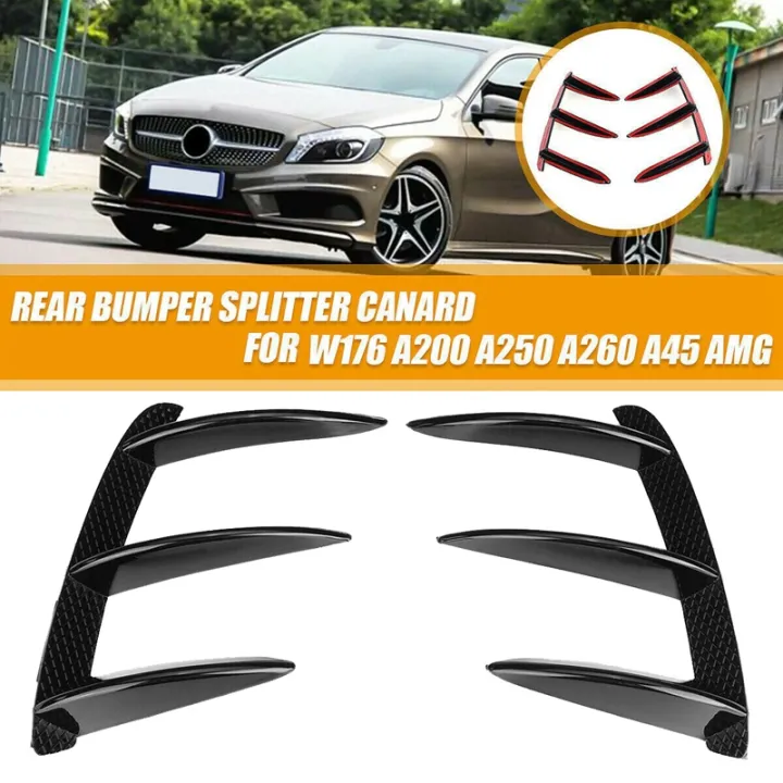 Car%20Rear%20Bumper%20Lip%20Spoiler%20Canards%20for%20Mercedes%20Benz%20W176%20A200%20A250%20A45%20AMG%20-%20Image%202