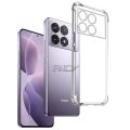 Xiaomi Redmi K70e 5G Flexible Clear Transparent Soft TPU Back Case Cover With Bumper.