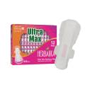 Herbalika Plus Size Sanitary Pad Ultra Max - 12 Pads (410mm).