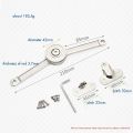 Folding Lid Suprt Hinge Soft Close &Open Gas Spring Lid Lift Up Stay Buffer Damper for Kitchen Cabinet Door Cupboard Toy Box. 