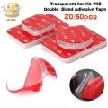 Transparent Acrylic VHB Strong Double-Sided Tape Patch Clear Adhesive Sticker Waterproof No Trace High Temperature ResistanceFitness Accessories.