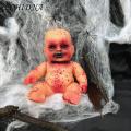 Halloween Doll Sky Halloween Zombie Baby Doll Perfect Haunted House Decoration Toy for A Creepy Halloween istic Fake Blood Doll.