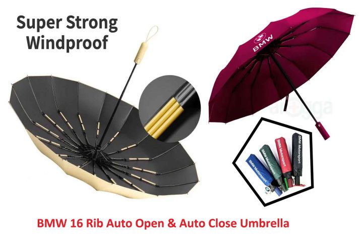 BMW Umbrella 16 rib (16K-48 Bones Full auto open & close)