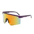 New Europe and America Cross Border Outdoor Large Frame Men's One-Piece Sunglasses Sports Cycling Sunglasses Sun Glasses Factory Direct Sales.
