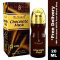 Chocolate Musk Attar By Al-Nuaim Roll On Choco_late_Musk Ator Non Alcoholic Chocolate Fragrance Long Lasting Perfume - 20ml. 