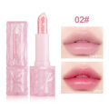 Cross-border pink lip balm, lipstick, women's warmth, color changing, moisturizing, non-decolorizing, moisturizing, sequin, jelly, transparent lip gloss.