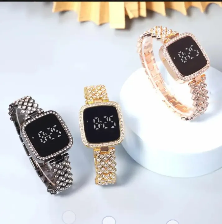 2Pcs%20Combo%20Fashion%20Watches%20&%20Bracelet%20Ladies%20Diamond%20Quartz%20Watch%20For%20Female%20Girl's%20-%20Image%204