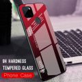 Vantime for Realme C21Y / Realme C25Y Case Gradient Phone Back Hard Glass Cover. 
