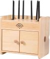 WiFi Router Storage Box, Wood Multi Layer Router/Cable Storage Box, Desktop Wireless Router Organizer Box, Cable Management Box for Cable. 