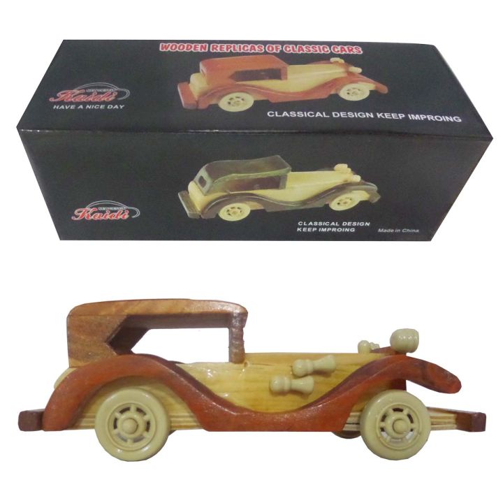 Wooden Handicraft Replicas of Classic Car showpieces Gifts