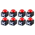 SRIWEN 8PCS Game Answer Buzzer,Game Buzzer Alarm Sound Play Button with Light Trivia Quiz Got Talent Buzzer Game Toy for Kids. 