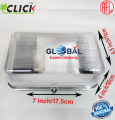 Light Shad Click Rectangular-Lamp Shade Security Light Water Proof & Tamper Proof E27 Ceramic Holder Up to 20w Light Box.