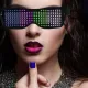 Magic LED Shining Smart Glasses APP Programmable Wireless BLE Light up glasses for Party. 