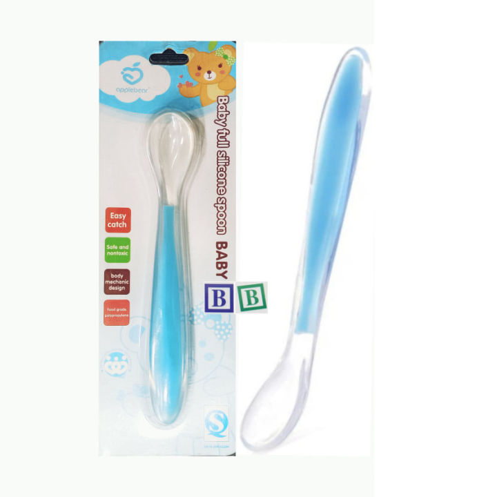 Apple%20bear%20Full%20Silicone%20Spoon%20(Multicolor)%20-%20Image%202