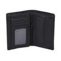 Black Leather Wallet For Men - Wallet. 