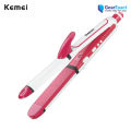 Kemei KM-3304 StyleCare Essential 3 in 1 Straight, Curl & Crimp for Women. 