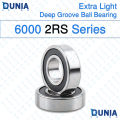 Deep Groove Ball Bearing 6000 2RS Series Rubber Sealed Bearings.