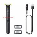 Philips OneBlade Face FQ1424/10 Trimmer Electric Beard Razor for Men Rechargeable Precision Trimmer for Smooth Skin Comfort Trimmer. 