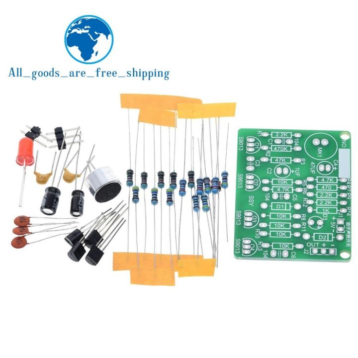Clap Sensor Kit TZT Electronic Acoustic Clap Control Switch DIY Kit Sound Sensor ...