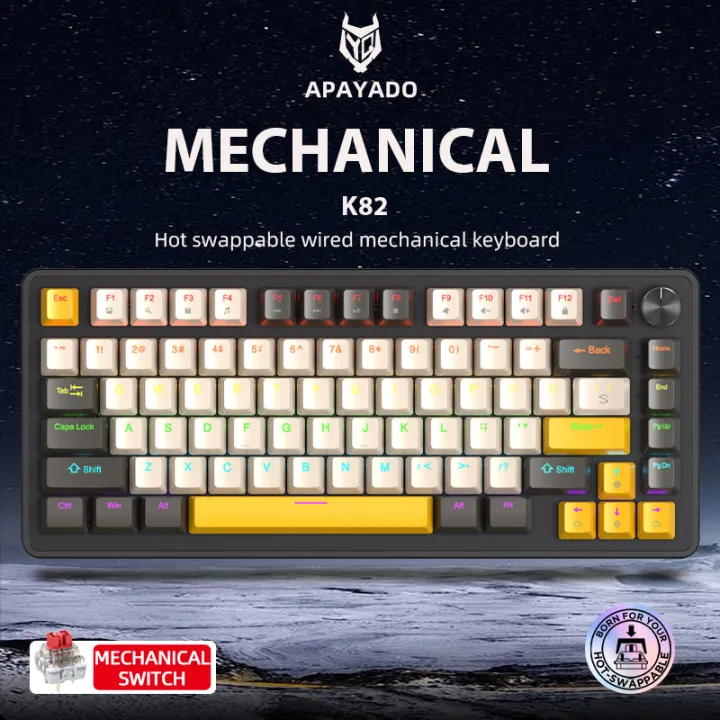K82%20Multifunctional%20Knob%20Wired%20Mechanical%20Keyboard,75%25%20layout%2082%20Keys,Full%20Key%20Hot%20Swappable,Cool%20Backlight,Windows%20Mac%20-%20Image%202