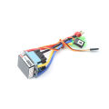 480A With fan Brushed ESC Dual-way Bidirectional ESC Air-cooled Waterproof Speed Controller for RC Cars/Boats. 